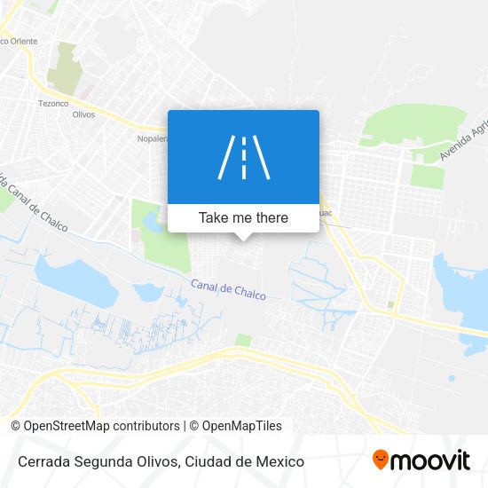 Cerrada Segunda Olivos map