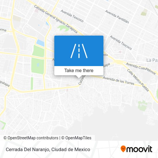 Cerrada Del Naranjo map