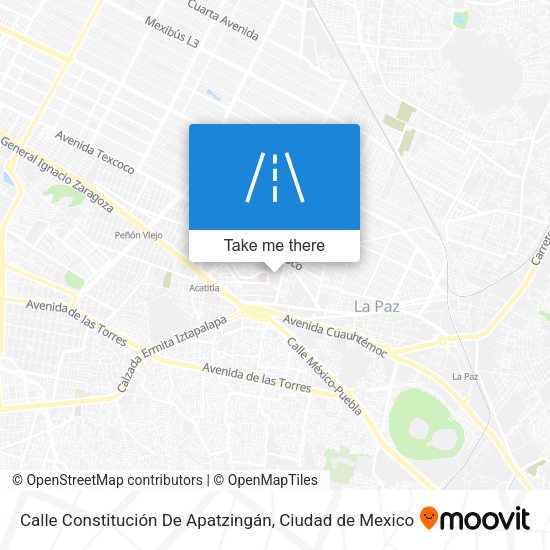 Calle Constitución De Apatzingán map