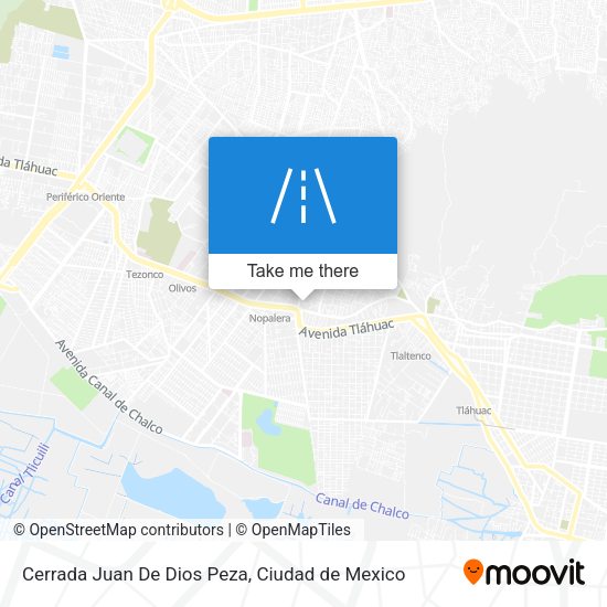 Cerrada Juan De Dios Peza map