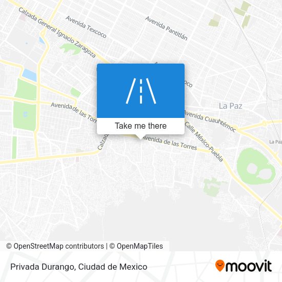 Privada Durango map