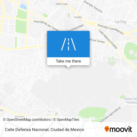 Calle Defensa Nacional map