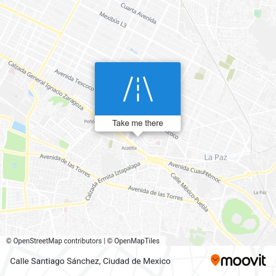 Mapa de Calle Santiago Sánchez