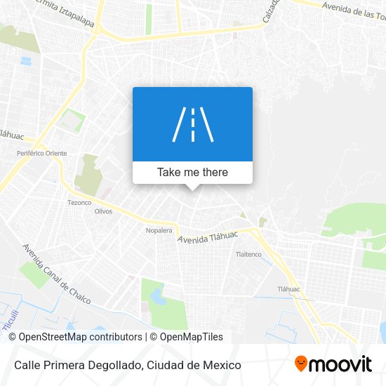 Mapa de Calle Primera Degollado