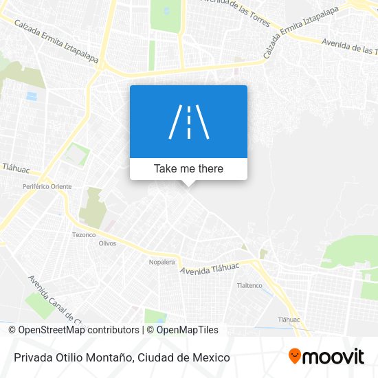 Mapa de Privada Otilio Montaño
