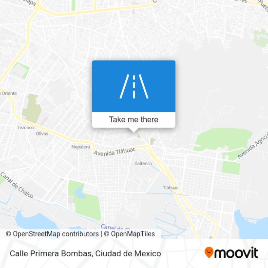 Calle Primera Bombas map