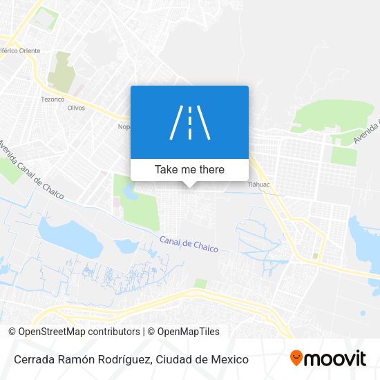 Cerrada Ramón Rodríguez map