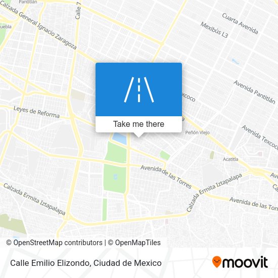 Calle Emilio Elizondo map