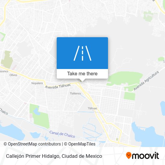 Mapa de Callejón Primer Hidalgo