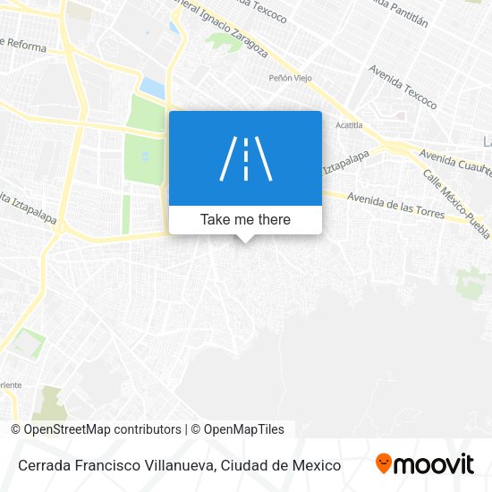 Cerrada Francisco Villanueva map
