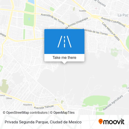 Privada Segunda Parque map