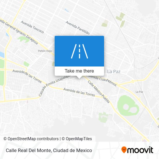 Calle Real Del Monte map