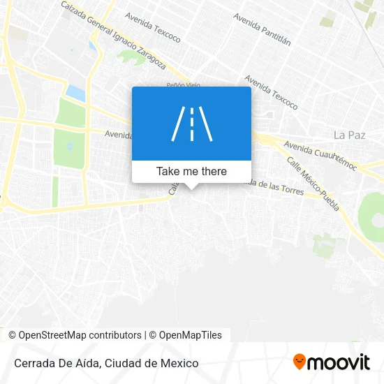 Cerrada De Aída map