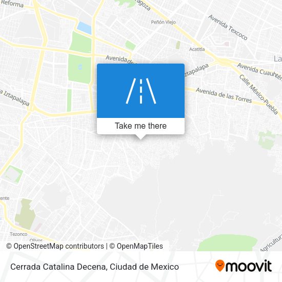 Mapa de Cerrada Catalina Decena
