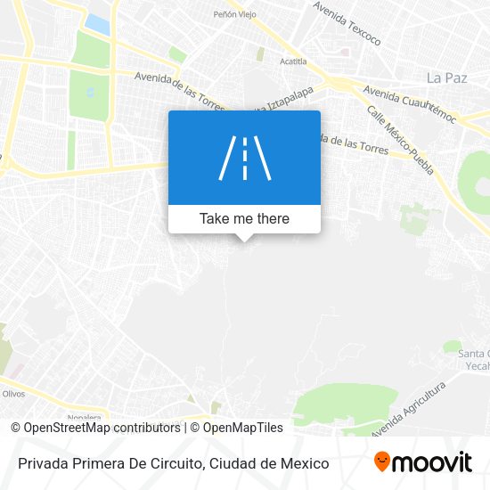 Mapa de Privada Primera De Circuito