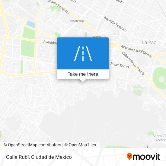Calle Rubí map