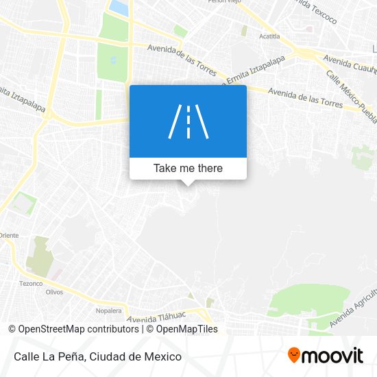 Calle La Peña map