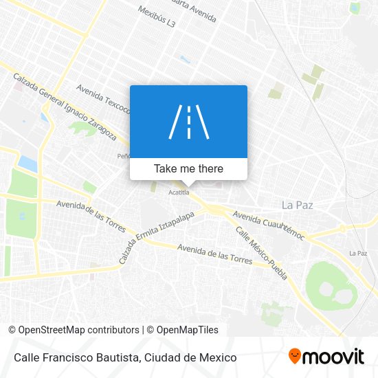 Mapa de Calle Francisco Bautista