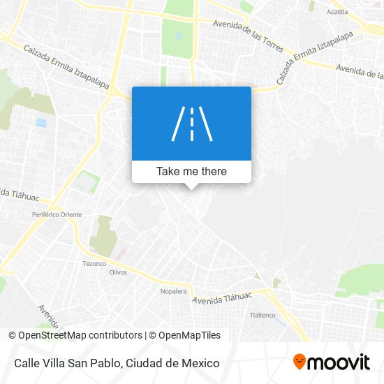 Mapa de Calle Villa San Pablo
