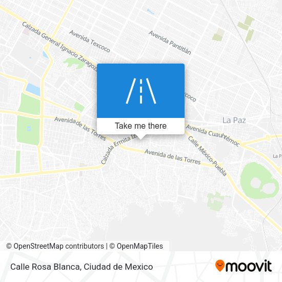 Calle Rosa Blanca map
