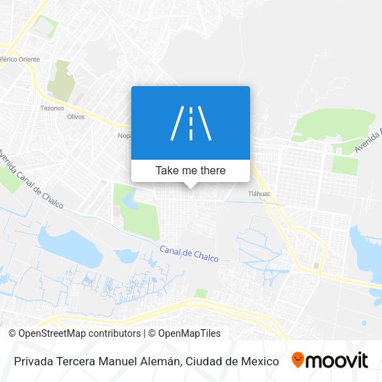 Privada Tercera Manuel Alemán map