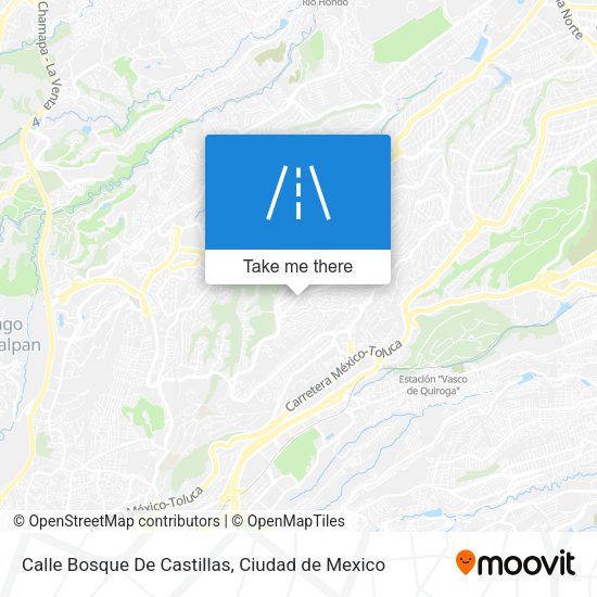Mapa de Calle Bosque De Castillas