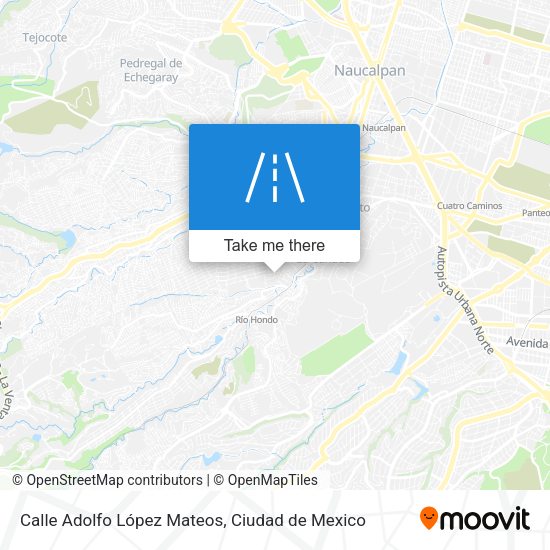 Mapa de Calle Adolfo López Mateos
