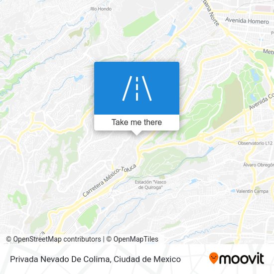 Privada Nevado De Colima map