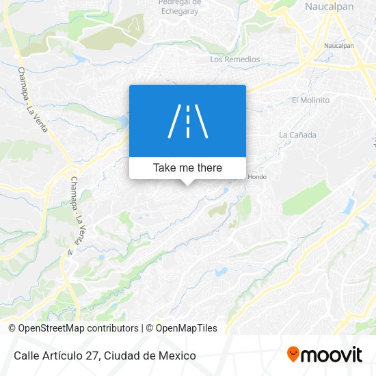 Mapa de Calle Artículo 27