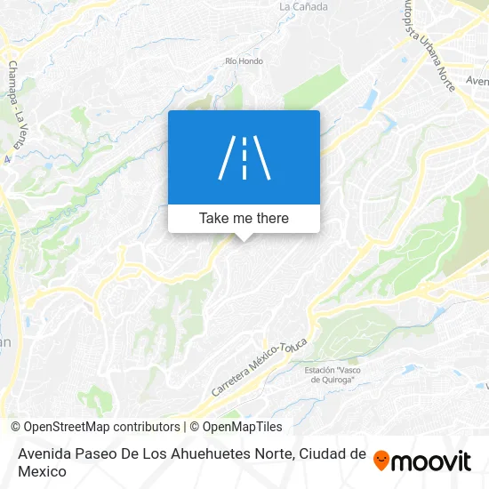 Avenida Paseo De Los Ahuehuetes Norte map