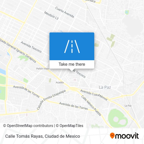 Mapa de Calle Tomás Rayas