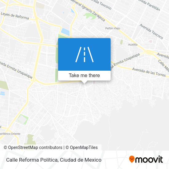 Calle Reforma Política map