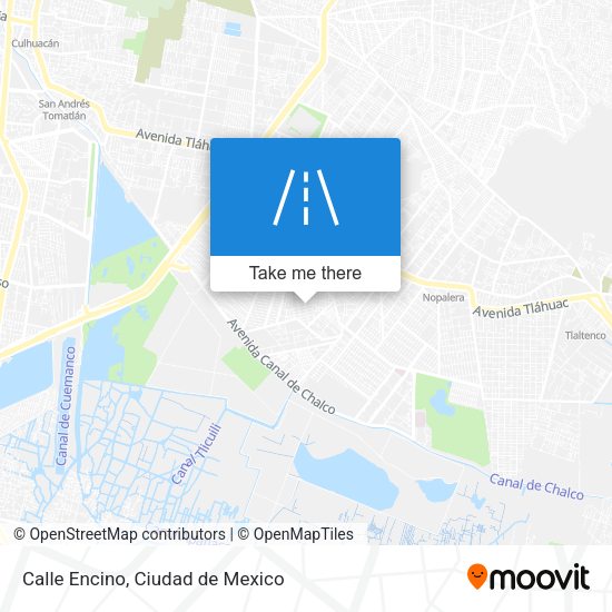 Mapa de Calle Encino