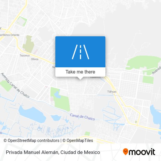 Mapa de Privada Manuel Alemán