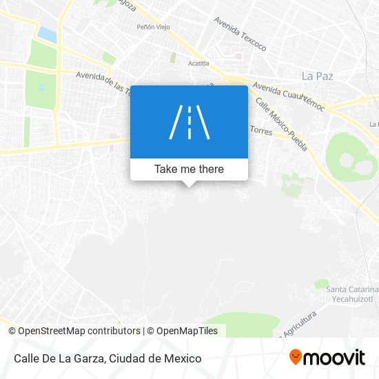 Mapa de Calle De La Garza