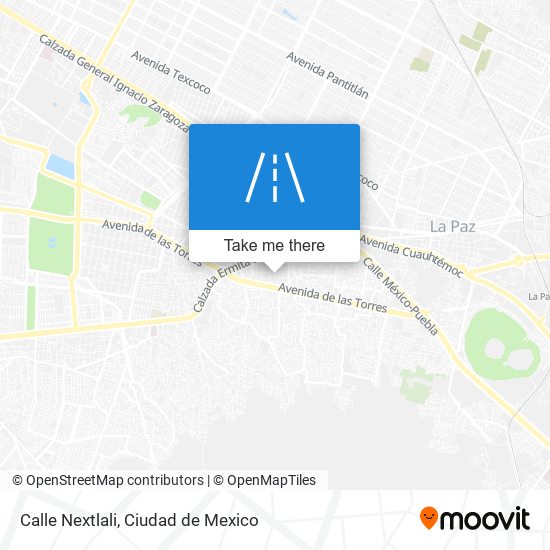 Calle Nextlali map