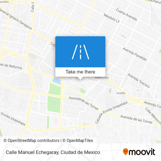 Mapa de Calle Manuel Echegaray