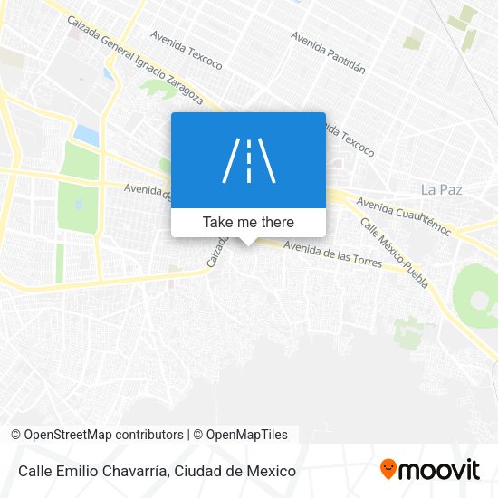 Mapa de Calle Emilio Chavarría