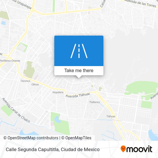 Calle Segunda Capultitla map