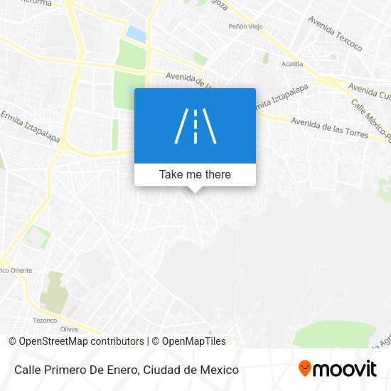 Mapa de Calle Primero De Enero