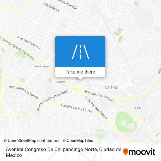Mapa de Avenida Congreso De Chilpancingo Norte