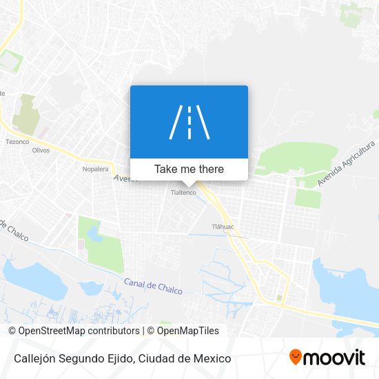 Callejón Segundo Ejido map