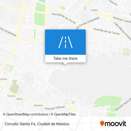 Circuito Santa Fe map