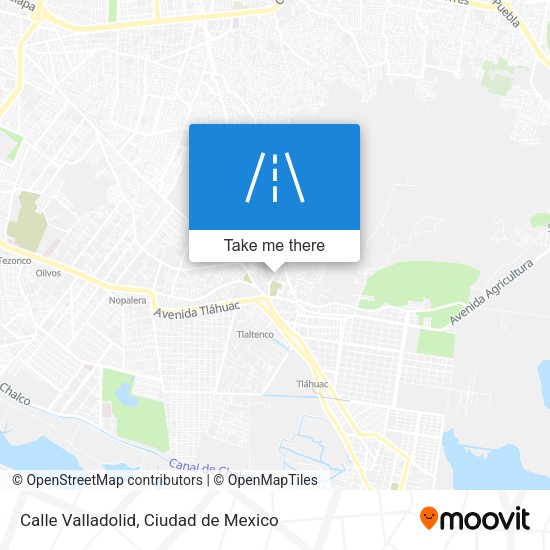 Calle Valladolid map