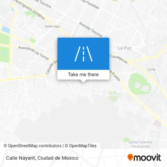 Calle Nayarit map