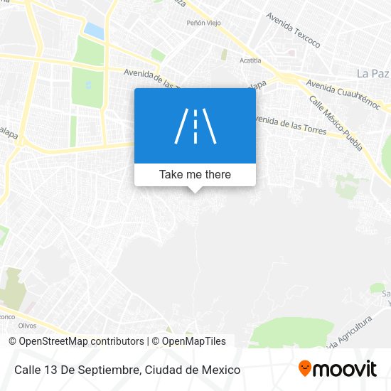 Mapa de Calle 13 De Septiembre