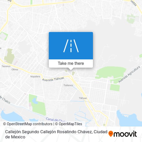 Callejón Segundo Callejón Rosalindo Chávez map