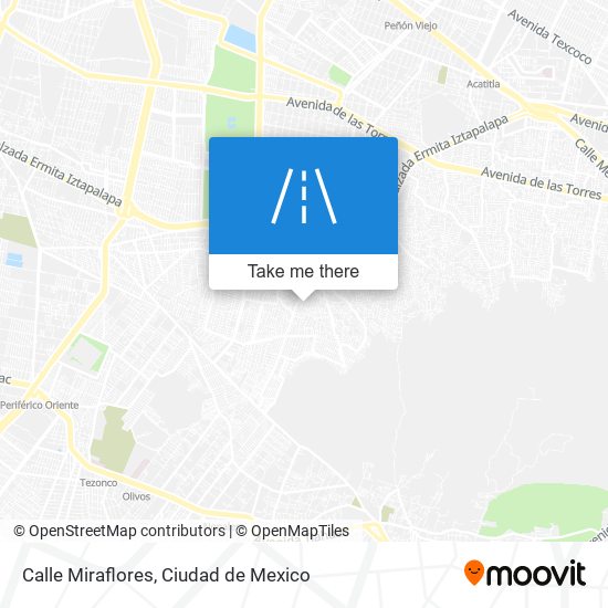 Calle Miraflores map