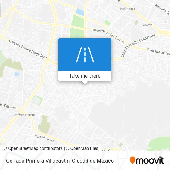 Mapa de Cerrada Primera Villacastin
