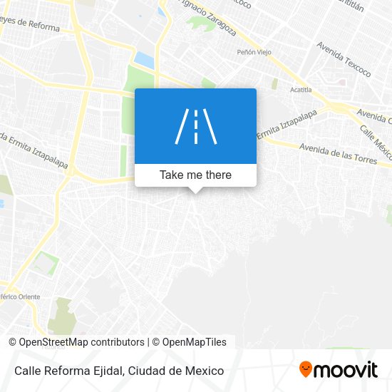 Calle Reforma Ejidal map